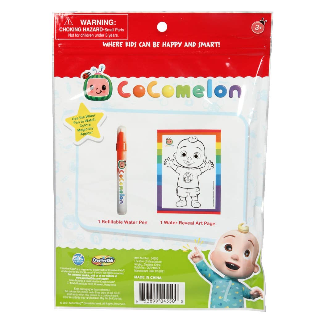 Cocomelon Water Reveal Art For Kids 3+ – Naturally Kerious