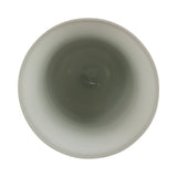 Decorative Vase - Green Metal Glass with Marble Base, 14 in.