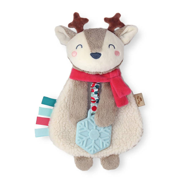 NEW Itzy Lovey™ Holiday Reindeer Plush + Teether Toy