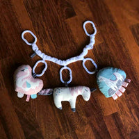 3 pc Activity Toy Set: unicorn