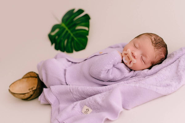 Pineapple purple Baby Blanket